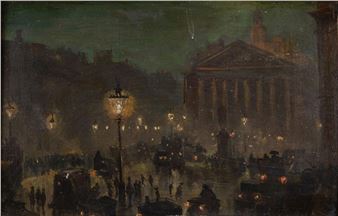 George Hyde Pownall | Piccadilly Circus | MutualArt