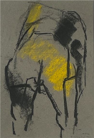 Nude from behind - Enrique Karabitian