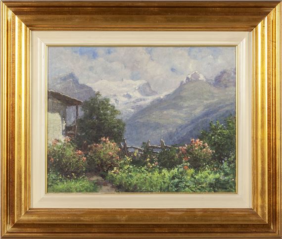 Veduta di Champoluc by Ercole Garavaglia