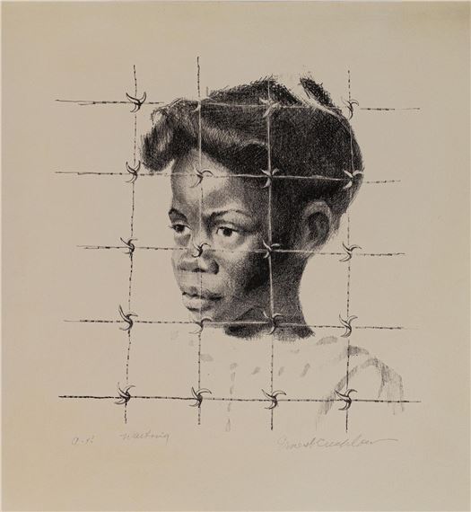 Waiting by Ernest Crichlow, 1968