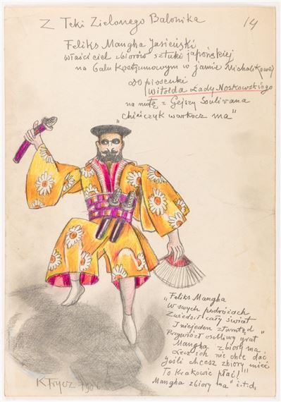 Feliks Manggha Jasieński, by Karol Frycz, 1906