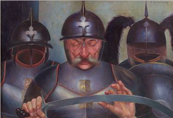 PORTRET W ZBROI - Zbigniew Pronaszko