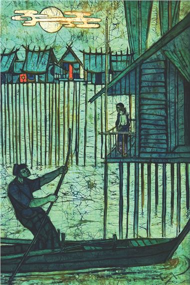 Penang Fishing Village by Chuah Thean Teng, 1914 – 2008