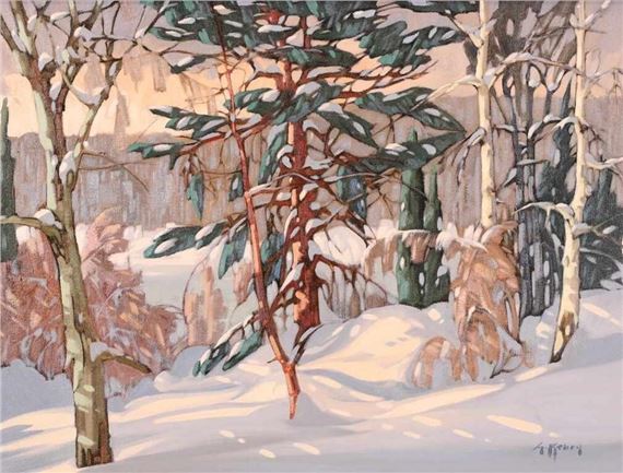 MATIN D'HIVER by Gaston Rebry