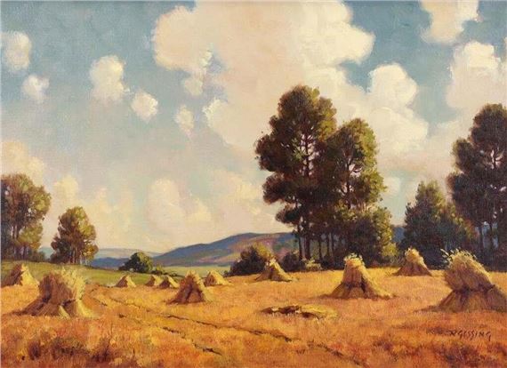 THE HARVEST FIELD by Roland Gissing