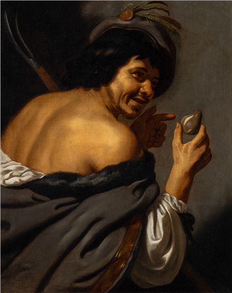 Bildnis eines Hirten mit einer Feige by Jan van Bijlert