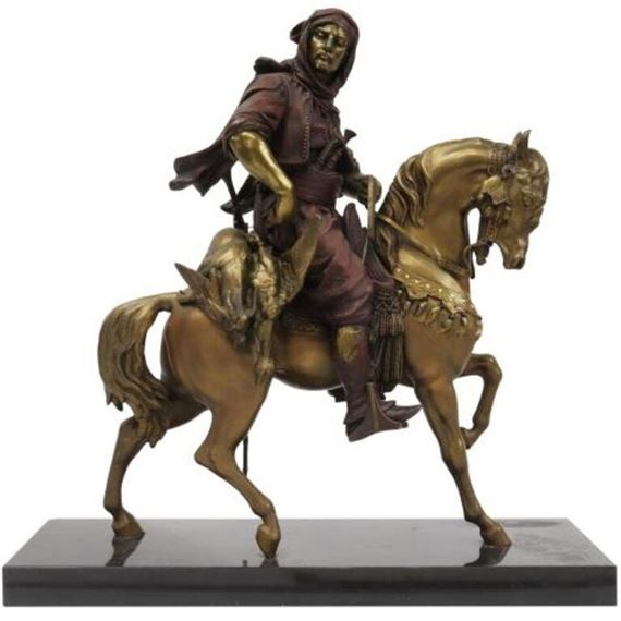 Alfred Barye | Arab Rider on Horseback | MutualArt