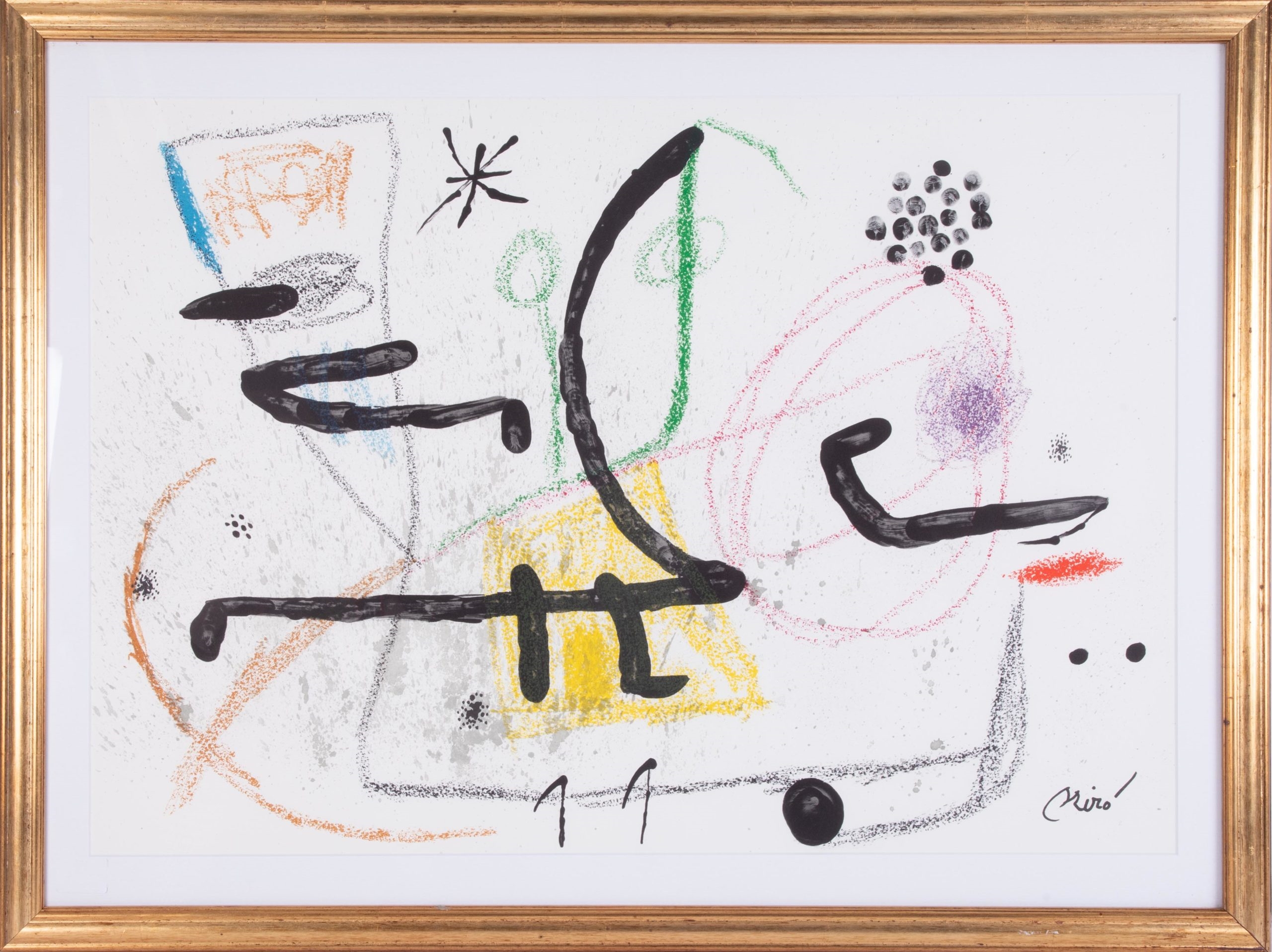 Maravillas con variaciones by Joan Miró, 1975