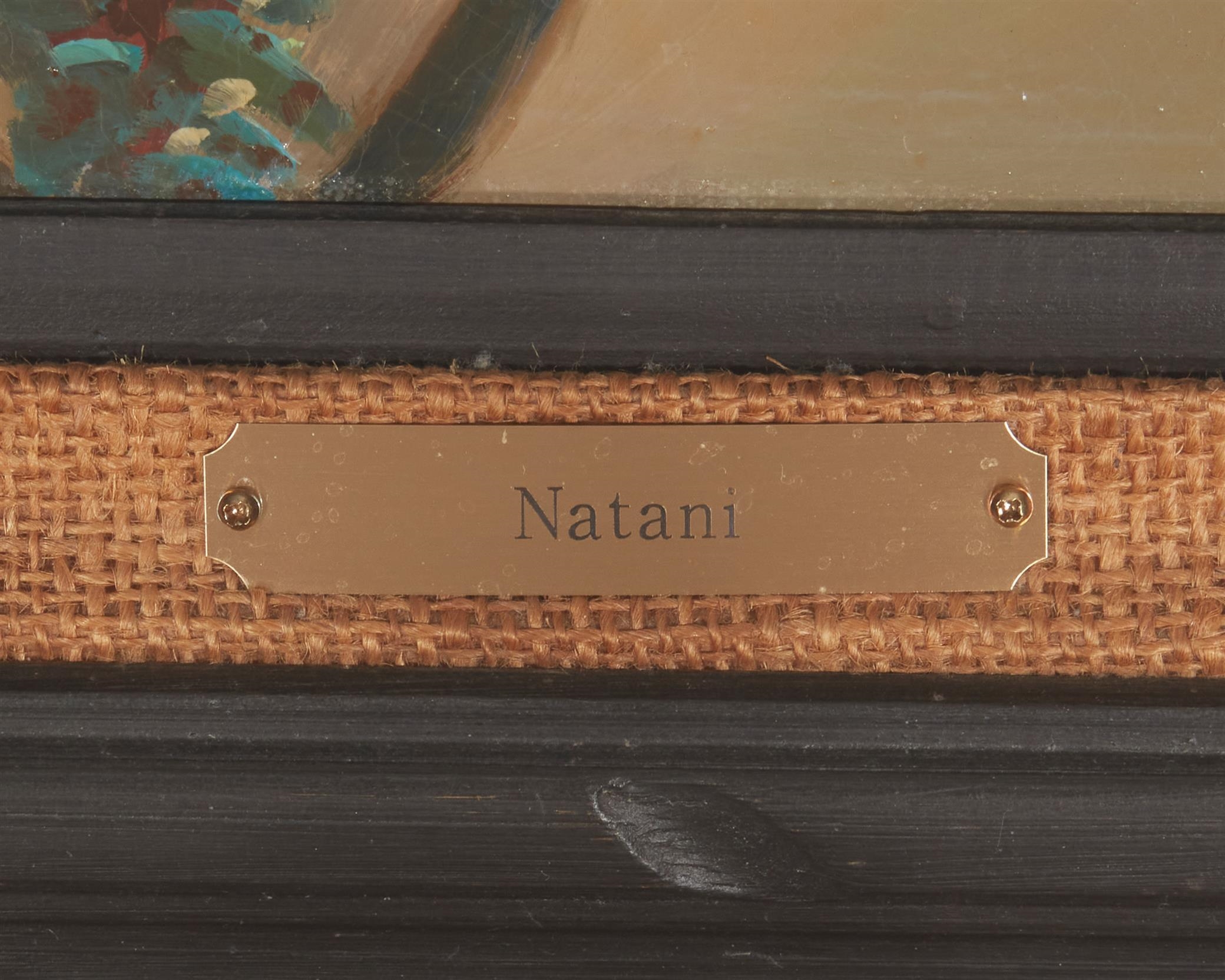 Artwork by Louis Benesch, "Natani", Made of Oil on Masonite