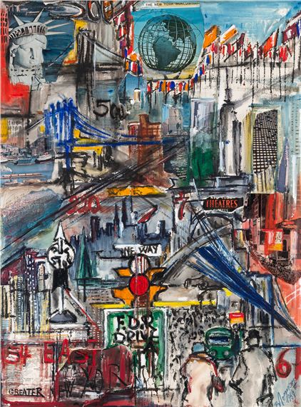 NY NY by Burhan Doğançay, 1964