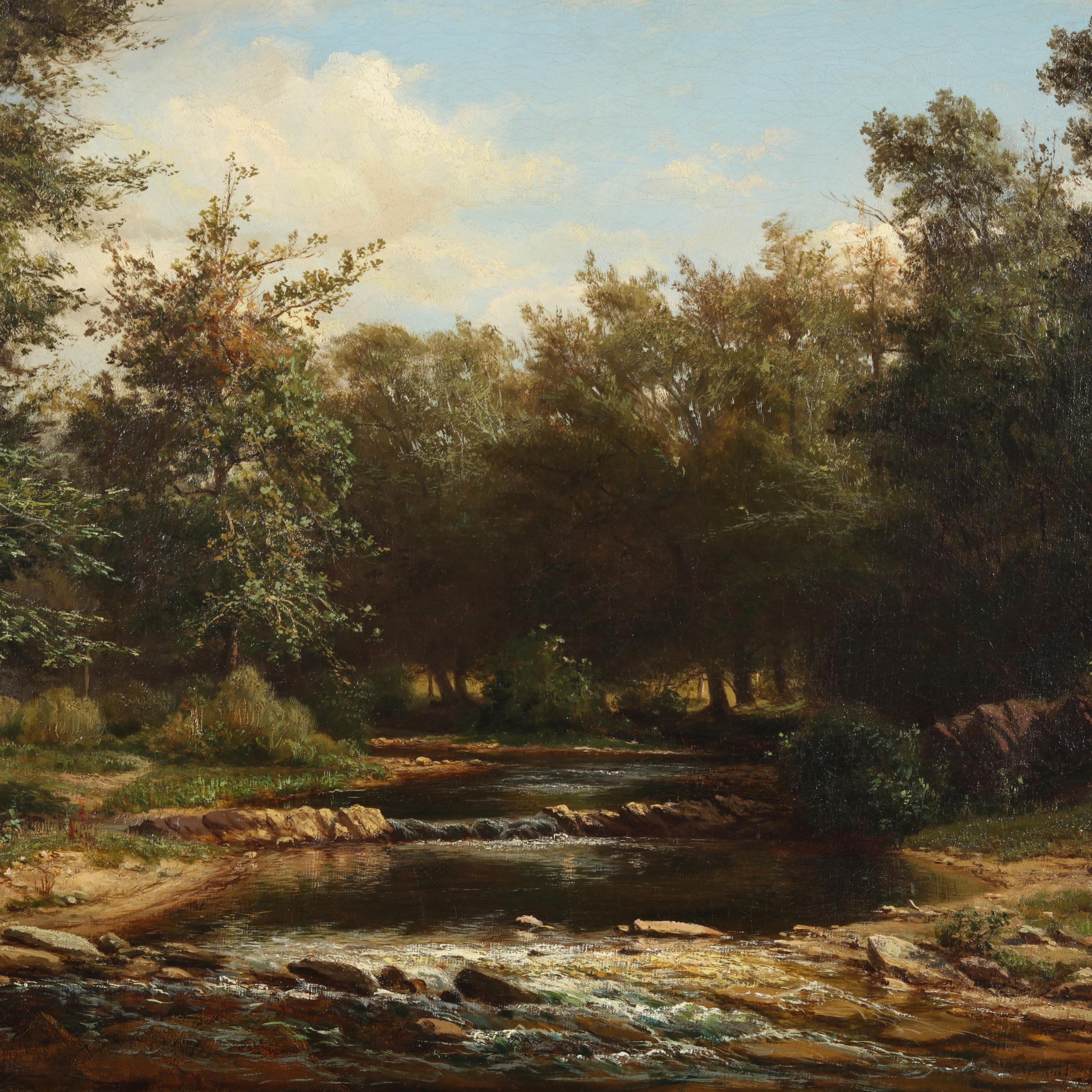 George Hetzel | Landscape with River | MutualArt