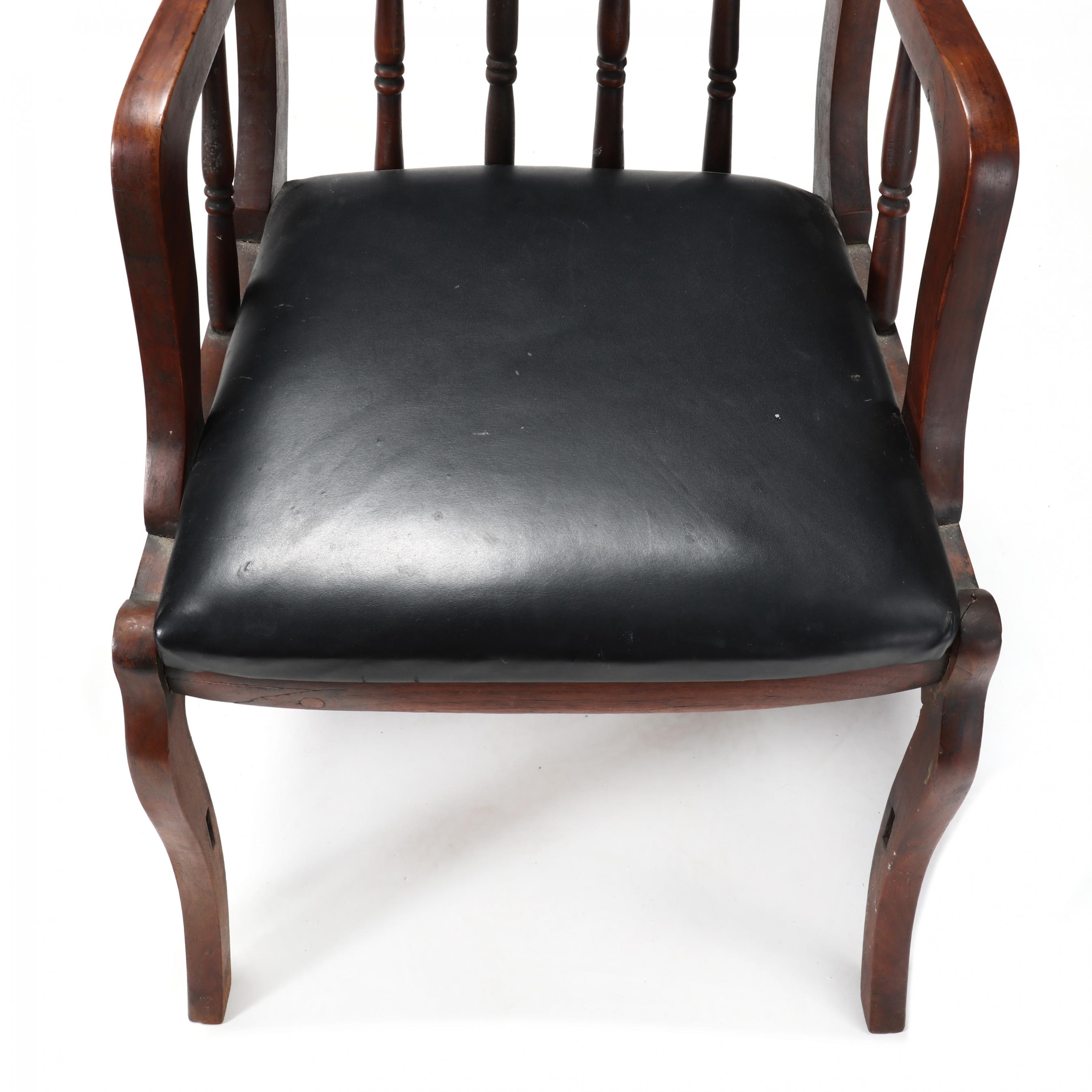 Artwork by Thomas Day, Set of Three Walnut Armchairs, Made of walnut  (3)