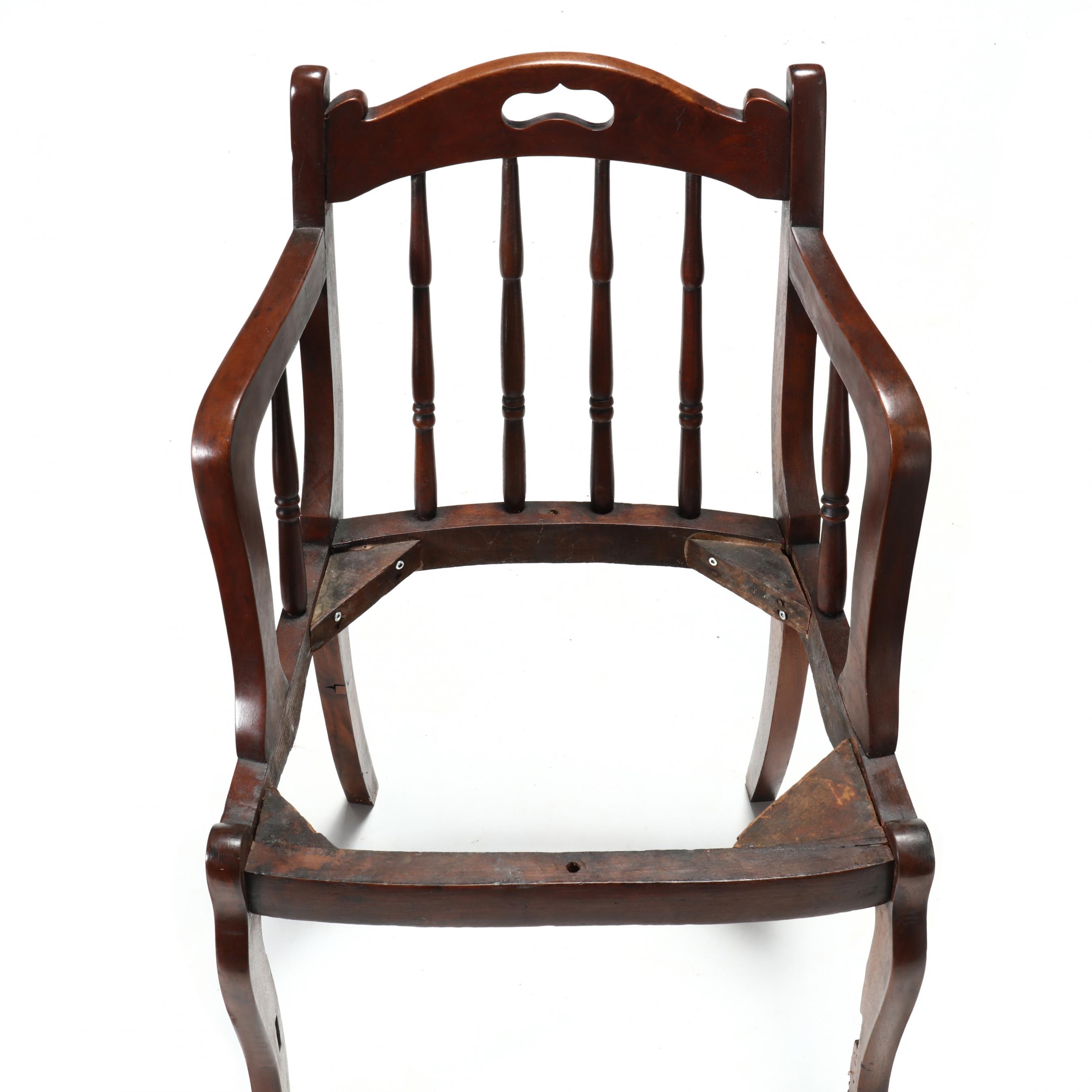 Artwork by Thomas Day, Set of Three Walnut Armchairs, Made of walnut  (3)