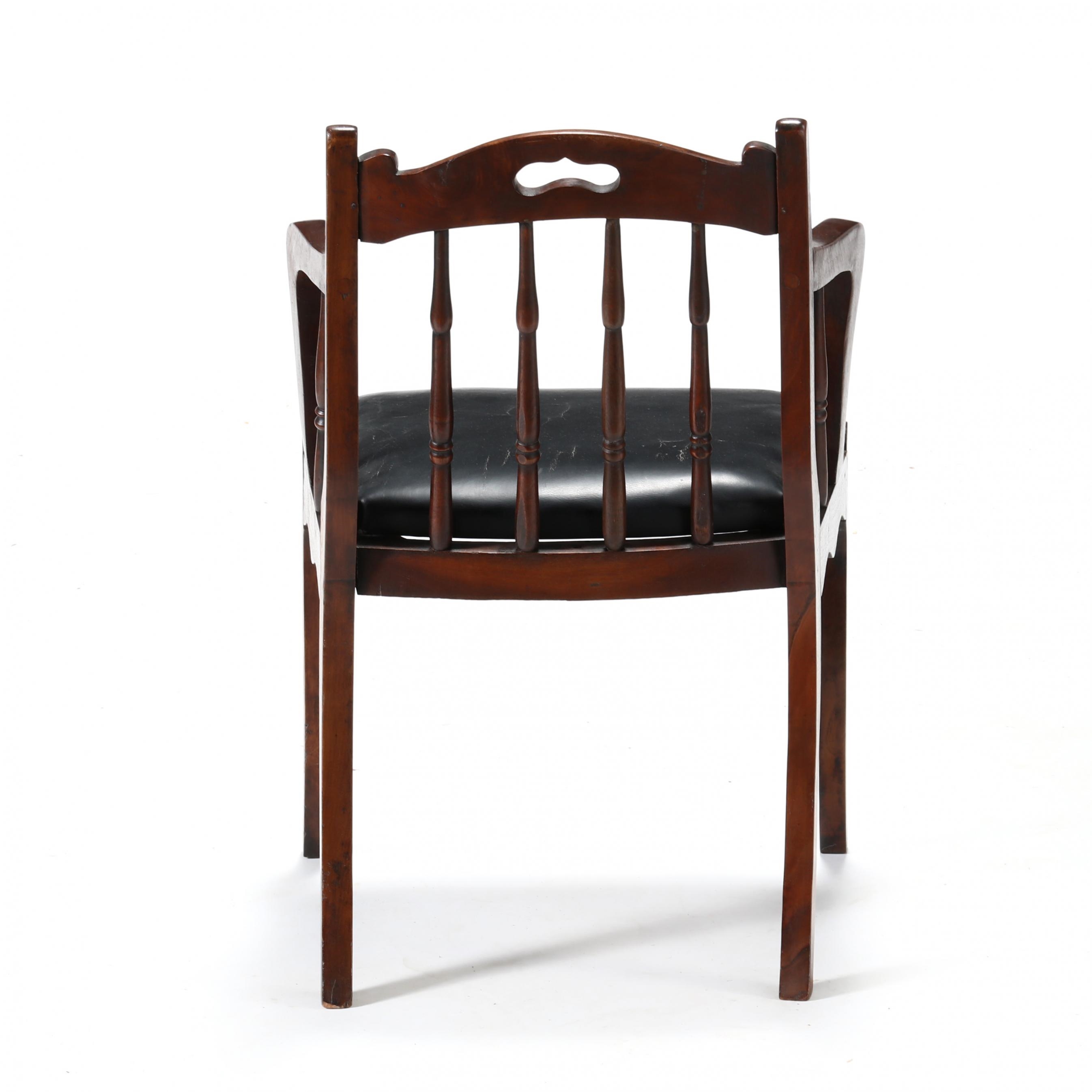 Artwork by Thomas Day, Set of Three Walnut Armchairs, Made of walnut  (3)