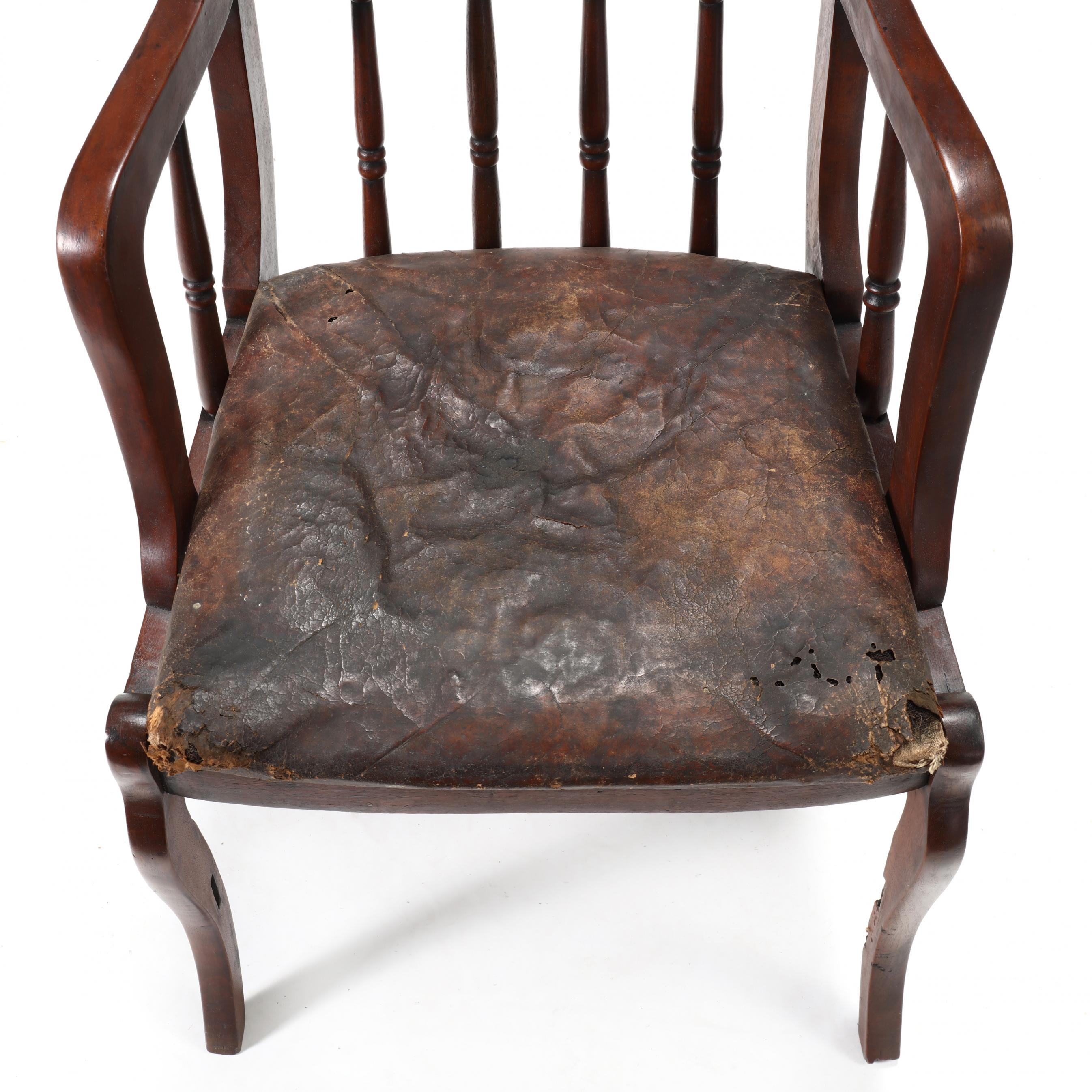 Artwork by Thomas Day, Set of Three Walnut Armchairs, Made of walnut  (3)