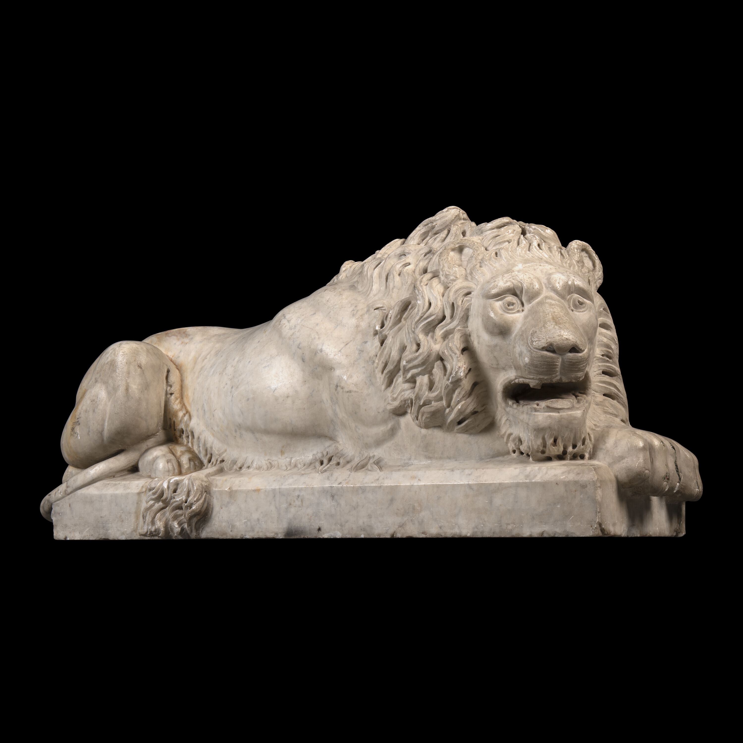 Antonio Canova | A pair of recumbent lions (19th Century) | MutualArt