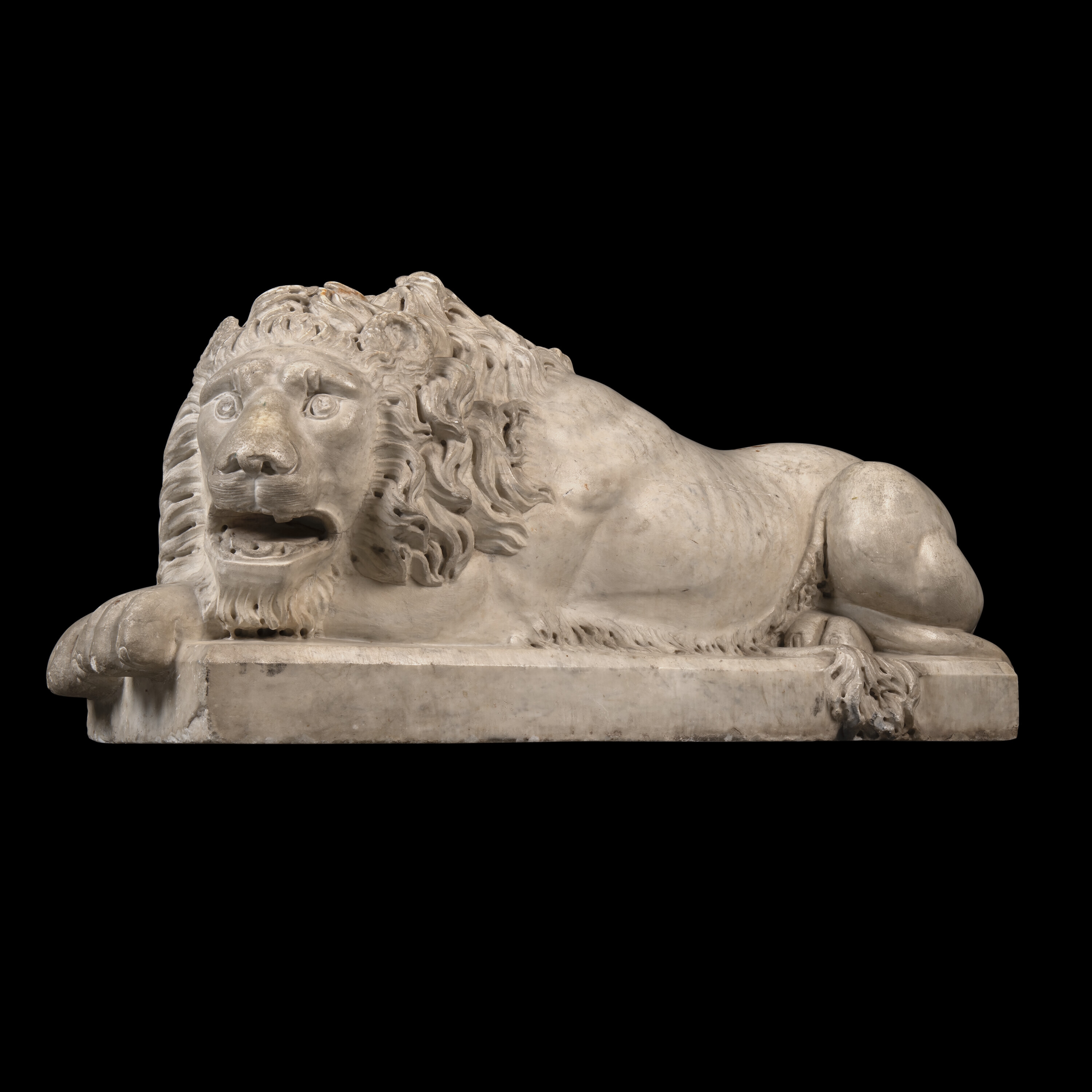 Antonio Canova | A pair of recumbent lions (19th Century) | MutualArt