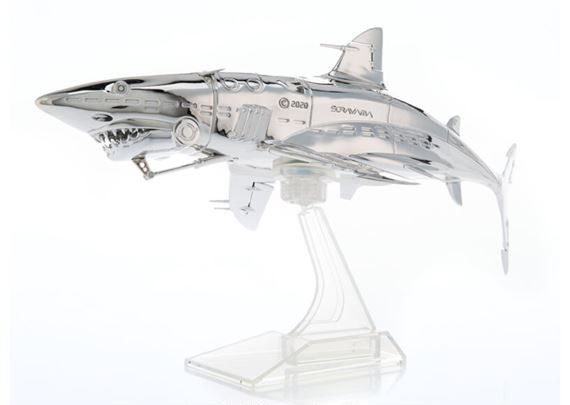Hajime Sorayama | Shark (Silver) (2021) | MutualArt