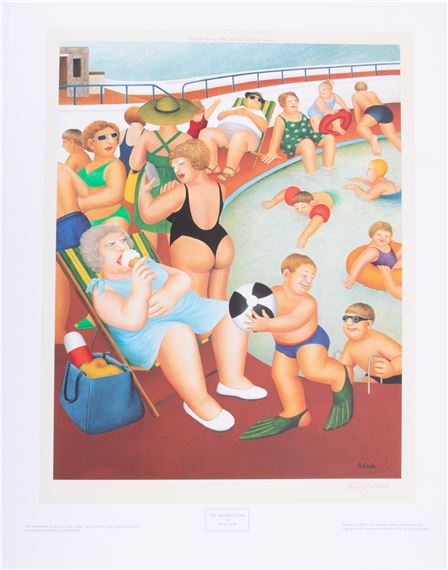 Beryl Cook | The Bathing Pool | MutualArt