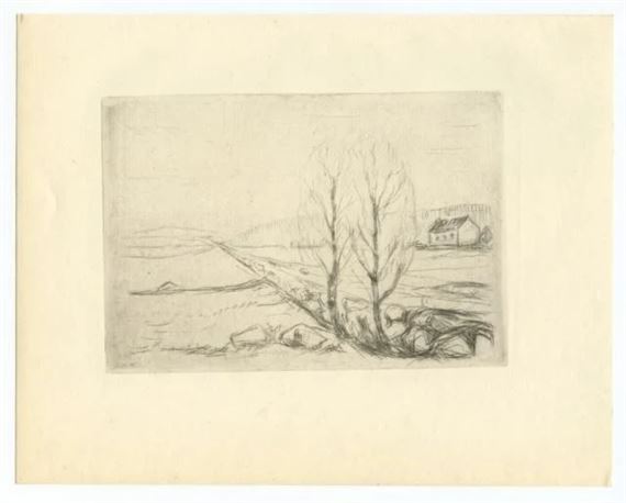 Edvard Munch | Norwegische Landschaft | MutualArt