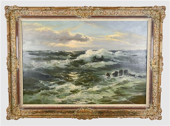 Brandung im Streiflicht by Endre von Derera