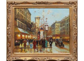Paris Street Scene - René Rambert