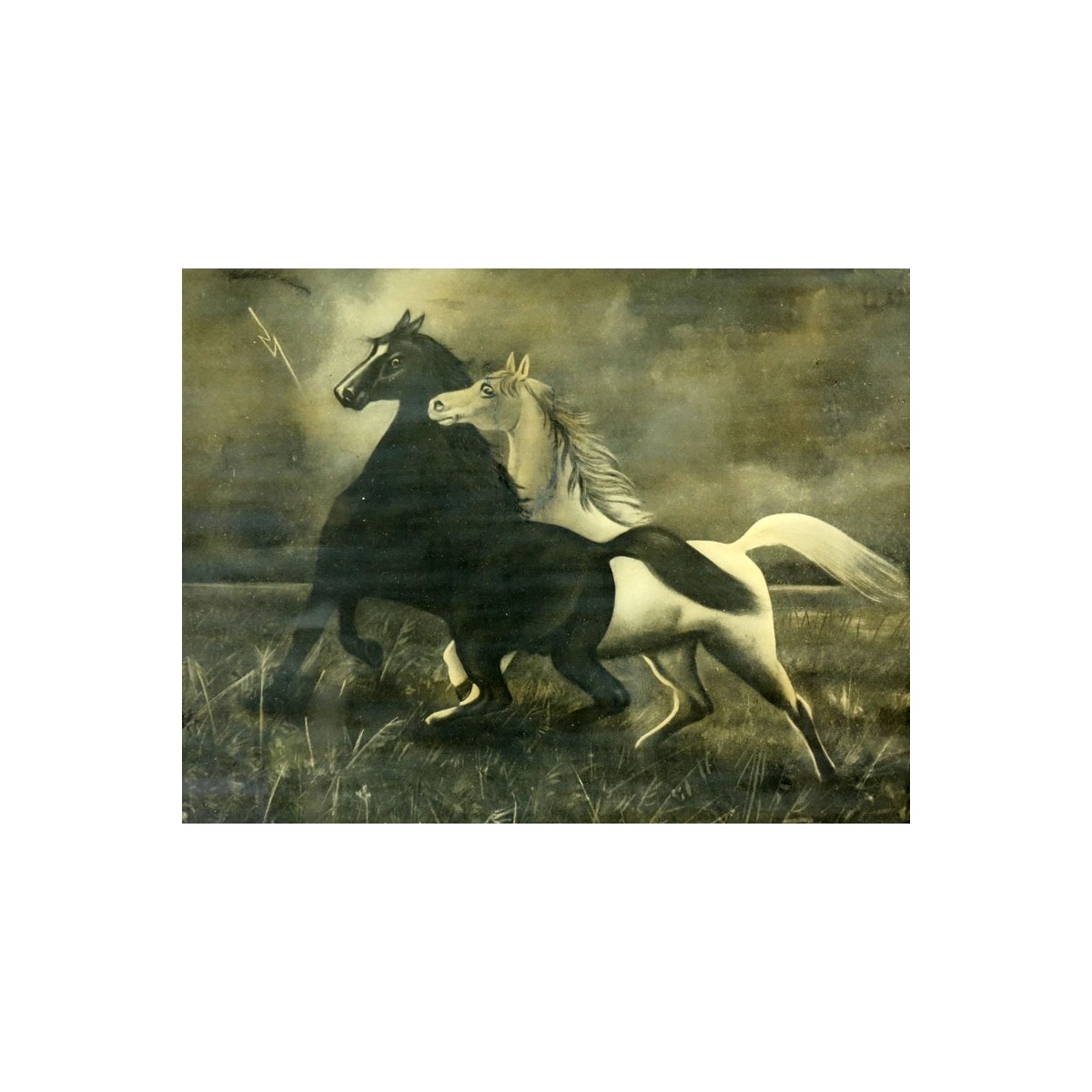 Henri Leroy Spirited Horses MutualArt