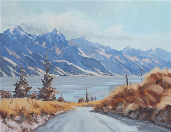 Aston Greathead | Tasman Valley Looking West, Mackenzie Country
