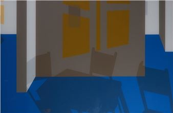 Room Without a Window, Table, Chairs and Lamps, No. 4 - Stephan Hüsch