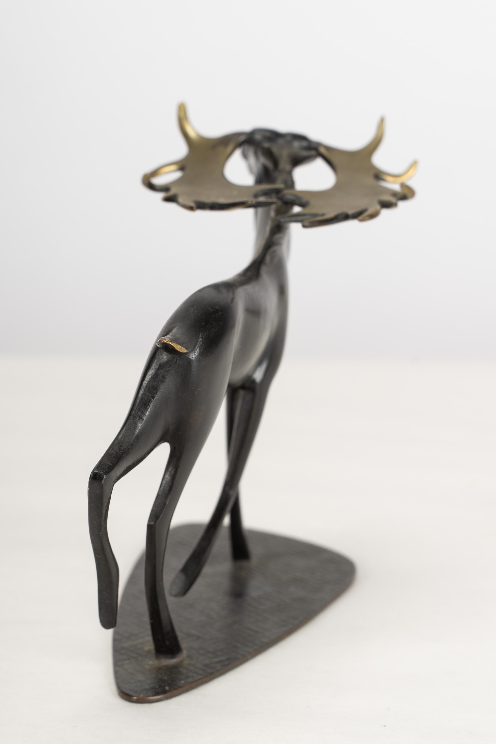 Richard Rohac | RICHARD ROHAC AUSTRIAN BRONZE MOOSE FIGURE | MutualArt