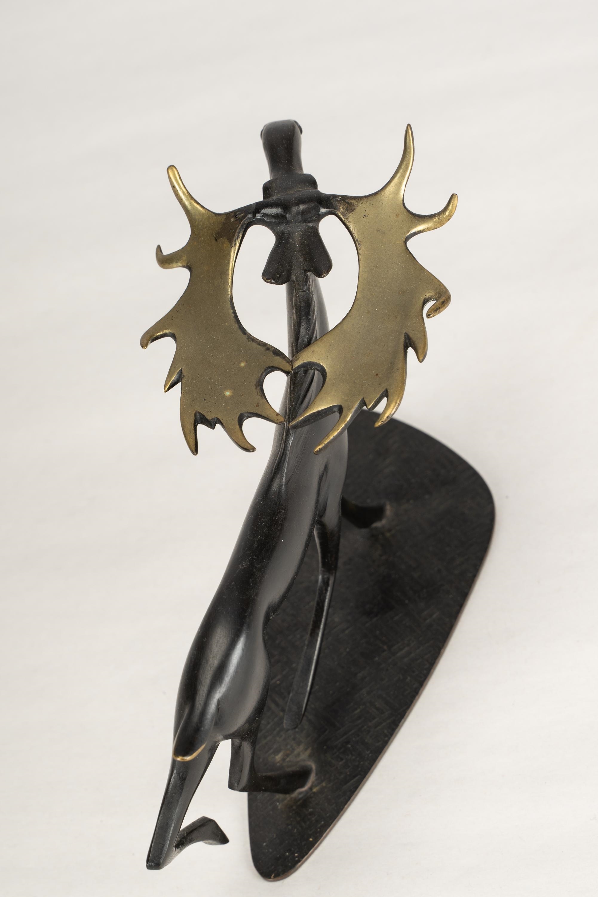 Richard Rohac | RICHARD ROHAC AUSTRIAN BRONZE MOOSE FIGURE | MutualArt