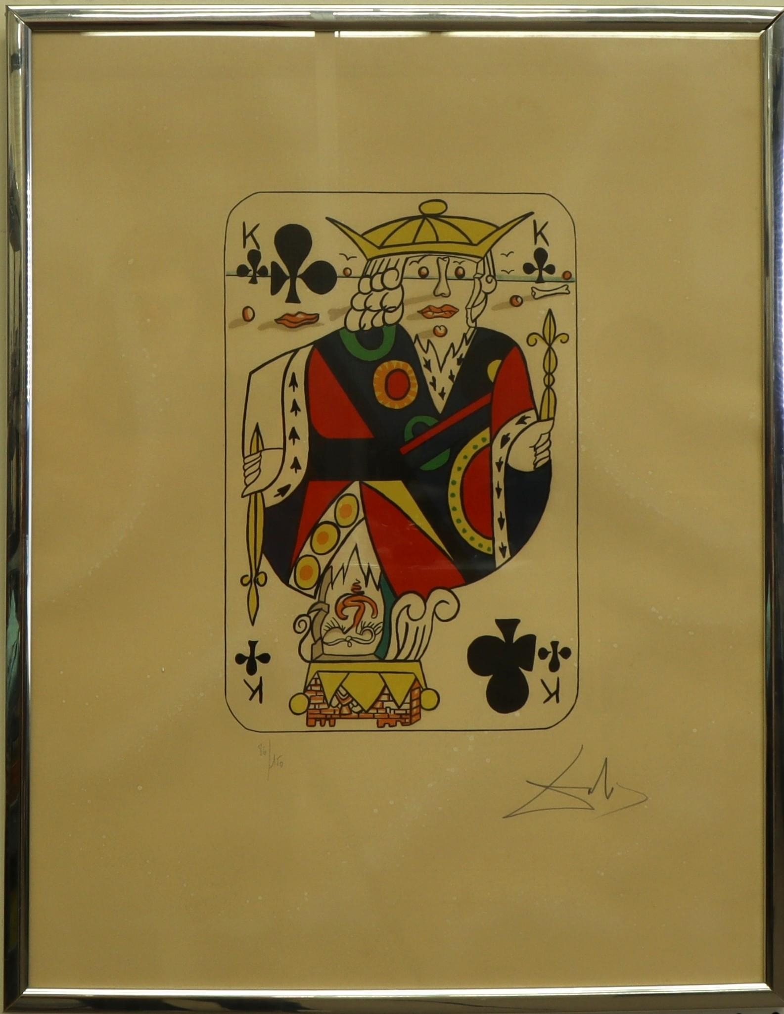 King of Clubs by Salvador Dalí