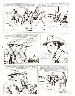 Tex - Sunset ranch, n. 150 page 40 - Virgilio Muzzi