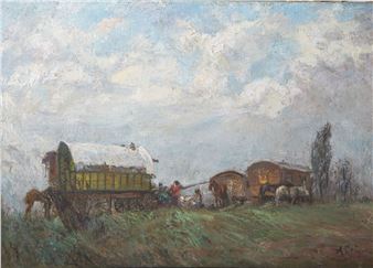 Das Lager der Zirkusleute - Alfred Reumann