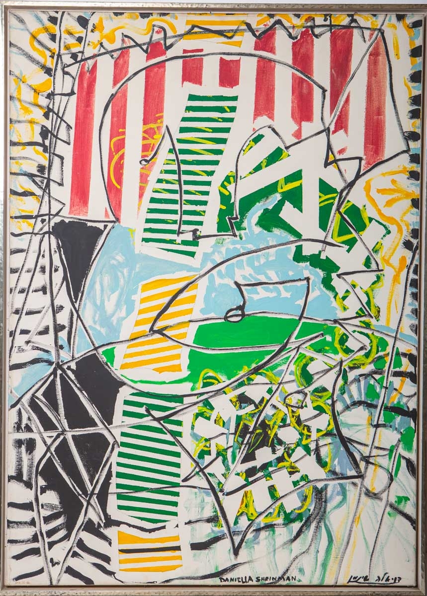 Artwork by Daniella Sheinman, Abstrakte Komposition, Made of oil/ canvas