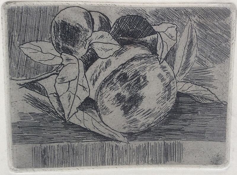 値下げ Axel Salto Lithograph Peaches(1920s) www.krzysztofbialy.com