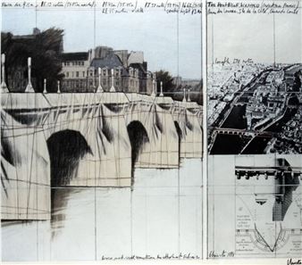 Christo | THE PONT NEUF WRAPPED - PROJECT FOR PARIS (1985