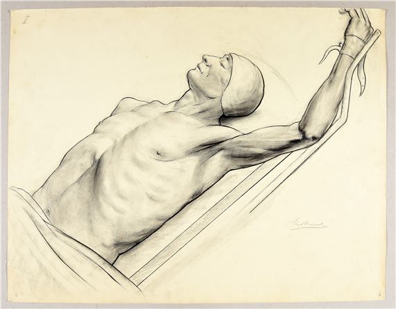 Octave Rotsaert | 18 anatomical drawings (20) | MutualArt