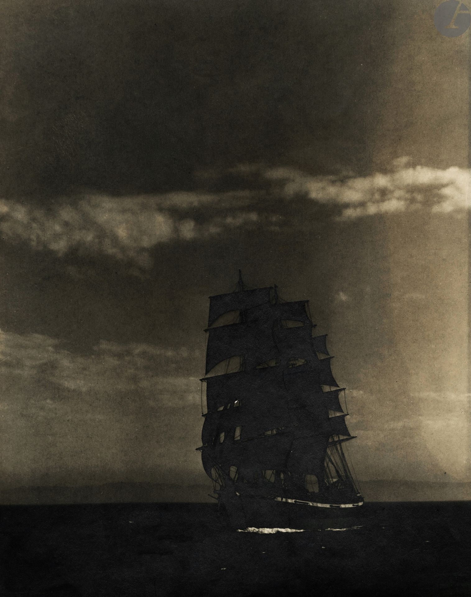 Artwork by Fred Archer, Ships, Made of vintage silver prints