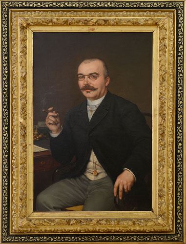 Portrait of a Gentleman, by Antonio Ciseri, 1872