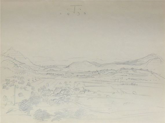 Tal bei Weiler by Otto Dix, 1939