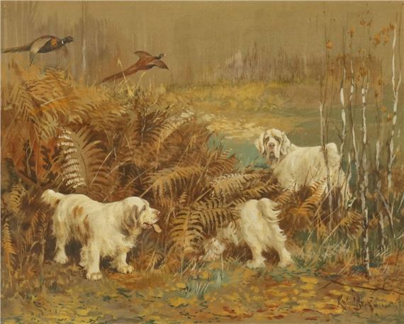 1880-1950 Reuben Ward Binks Jahrhunderts Herbstweg - Aquarell Des Frühen 20 