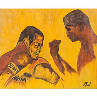 Boxing match Muhammad Ali against Joe Frazier - R. Weller