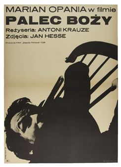 Poster for the movie "Palec Bozy" - Andrzej Krauze