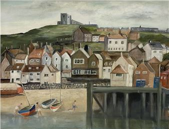 Whitby Abbey from the Beach - E. Dyson