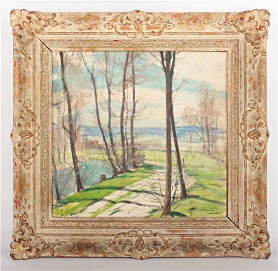 Cesta u potoka by Otakar Sedloň, 1931