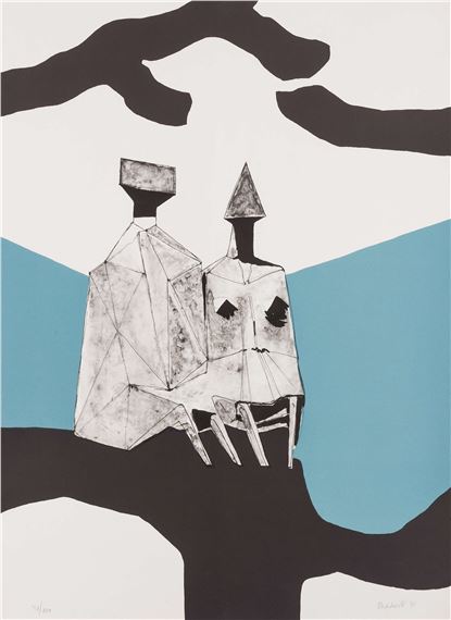 Sitting Couple (Figures) (Farr & Chadwick L.25) by Lynn Chadwick, 1971