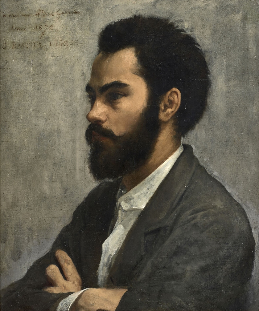 Portrait du peintre émailleur Alfred Garnier (1848 - 1908) by Jules Bastien-Lepage, juin 1870