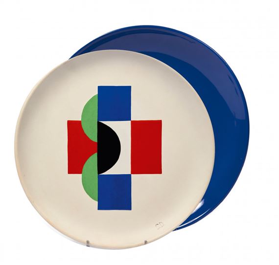 Assiette et sous assiette Sonia