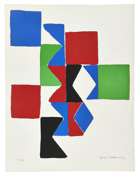 Hommage à Tzara by Sonia Delaunay, circa 1970